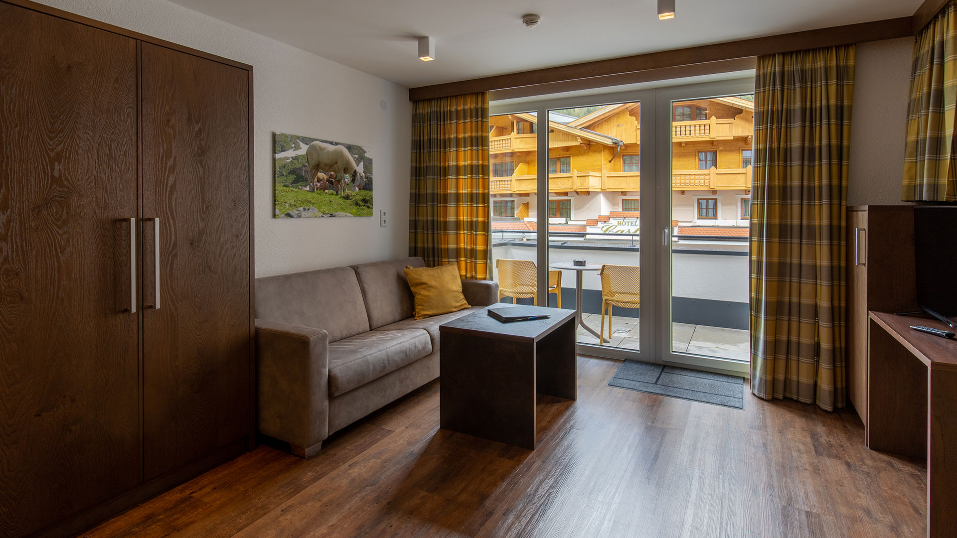 Appartement Ischgl3  Personen | Wohnbereich