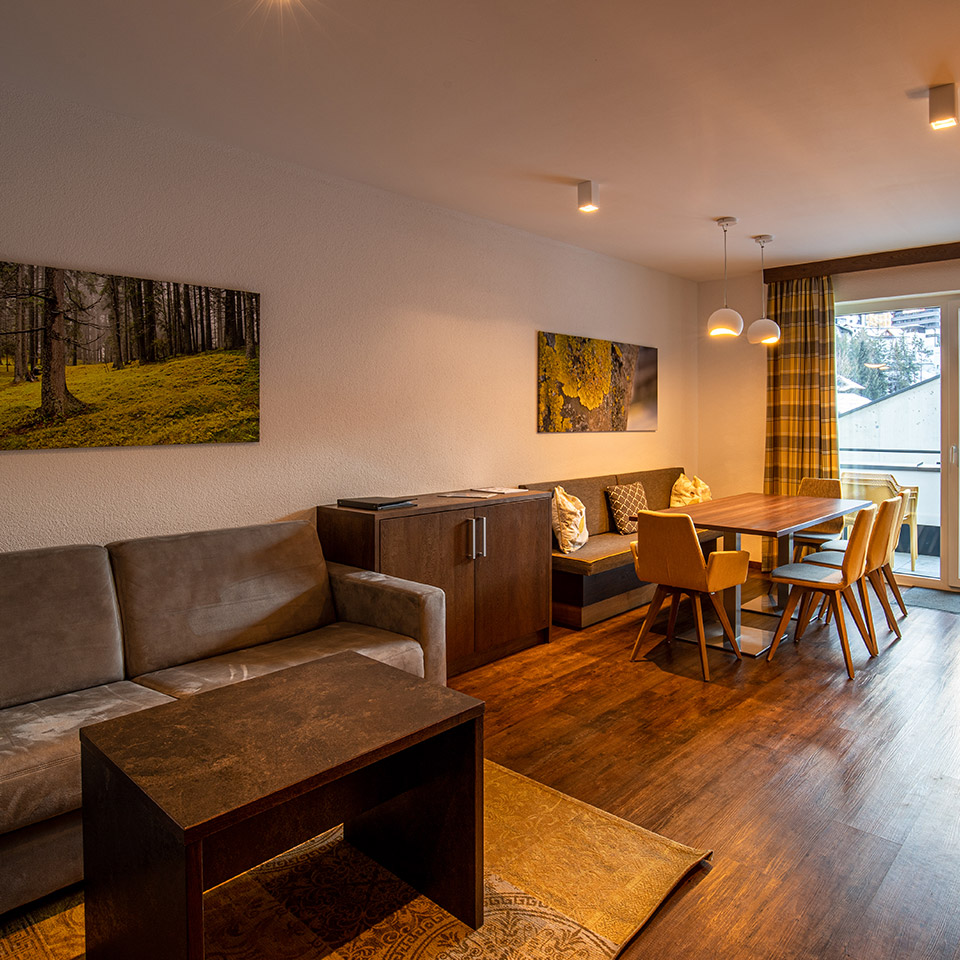 Ferienwohnung Ischgl 6-7 Personen | Wohnbereich